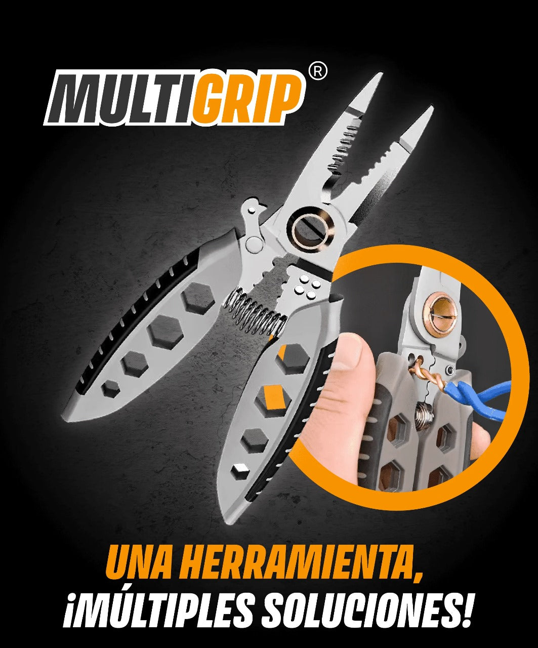 👷Alicate Multifuncional 8 en 1 🛠️Power Plex Multi-Tool OFERTA