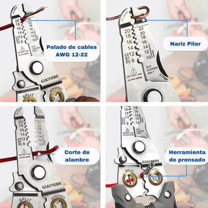 👷Alicate Multifuncional 8 en 1 🛠️Power Plex Multi-Tool OFERTA